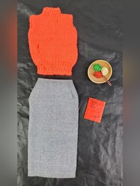 Mattel Vintage Barbie Sweater Girl # 976 Incomplete Outfit SEE PHOTOS - GUC